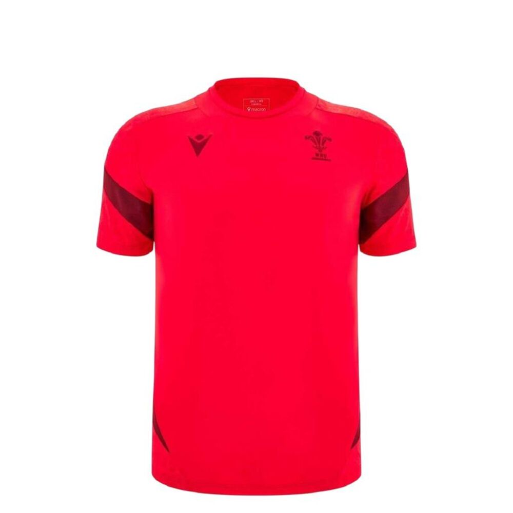 Macron Childrens/Kids Welsh Rugby Union Rugby Shirt / Red